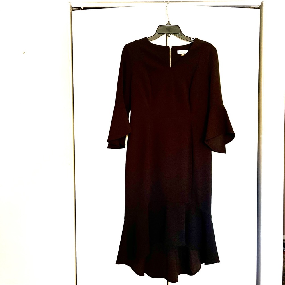 Calvin Klein Collection Black Long Sleeve Dress